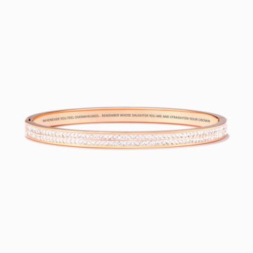 To My Daughter “Straighten Your Crown” Bracelet